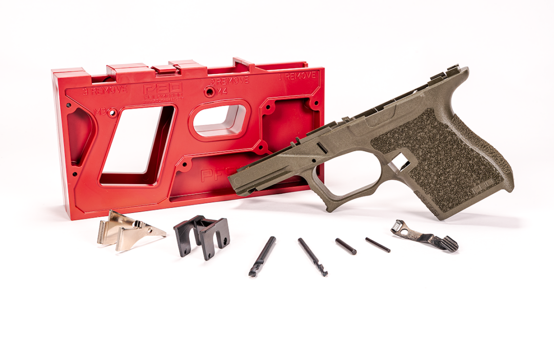 PF9SS 80% Single Stack Pistol Frame Kit – OD Green