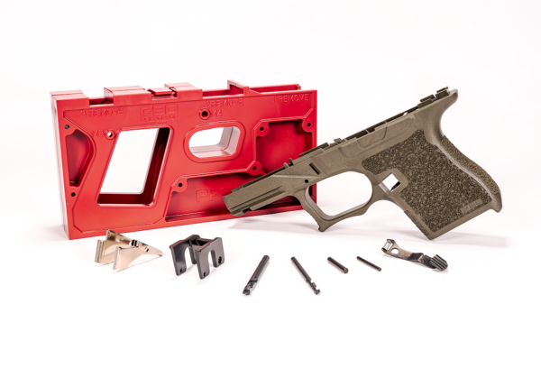 PF9SS 80% Single Stack Pistol Frame Kit - OD Green