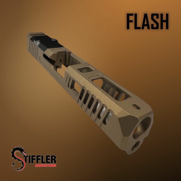 SM19 Flash Burnt Bronze Stripped Slide 1