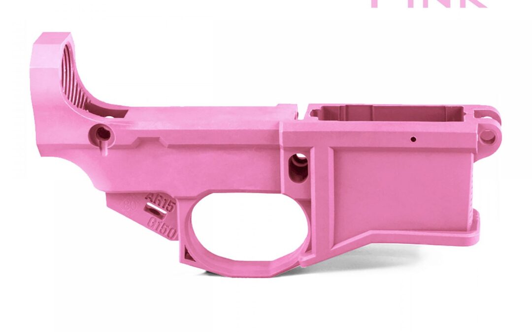 P80 G150 Phoenix V2 AR-15 80% Receiver Kit – Pink