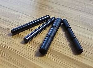 NQI Black Nitride 4 Pin, Stainless Steel, Dimpled, and oversized anti walk Pin Set